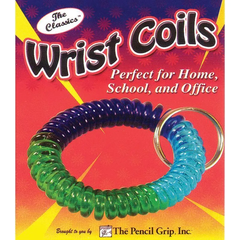 (12 Ea) Wrist Coil Tricolor Carded