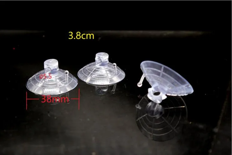 38Mm 10Pcs Clear Sucker Suction Cups Button High-End Mushroom Head Suckers Cup Transparent Wedding