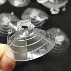 38Mm 10Pcs Clear Sucker Suction Cups Button High-End Mushroom Head Suckers Cup Transparent Wedding