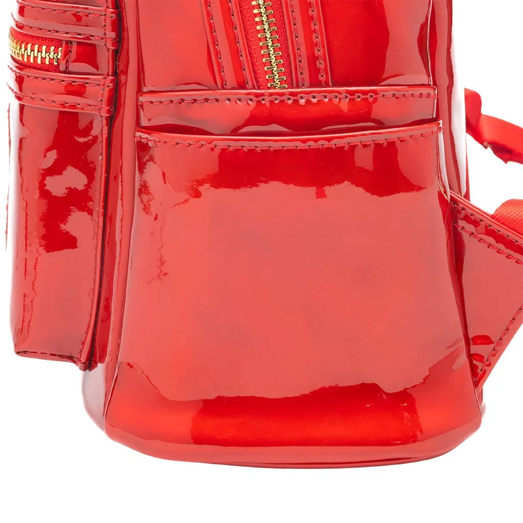 707 Street Exclusive - Loungefly Disney Mickey Mouse Holographic Series Mini Backpack - Ruby