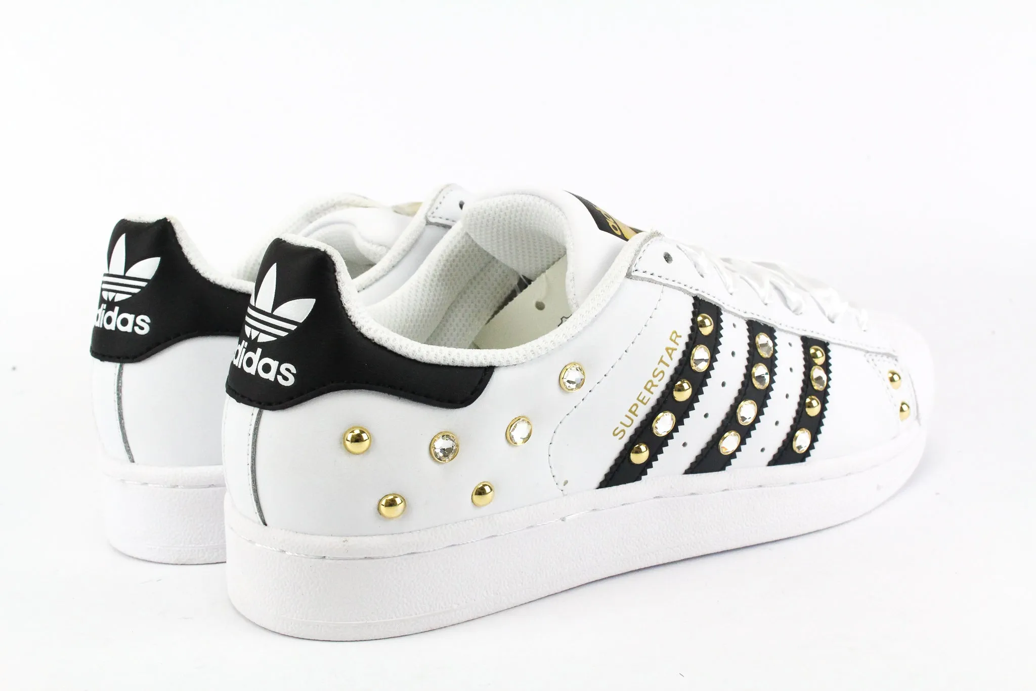 Adidas Superstar Gold Strass & Lacci Raso