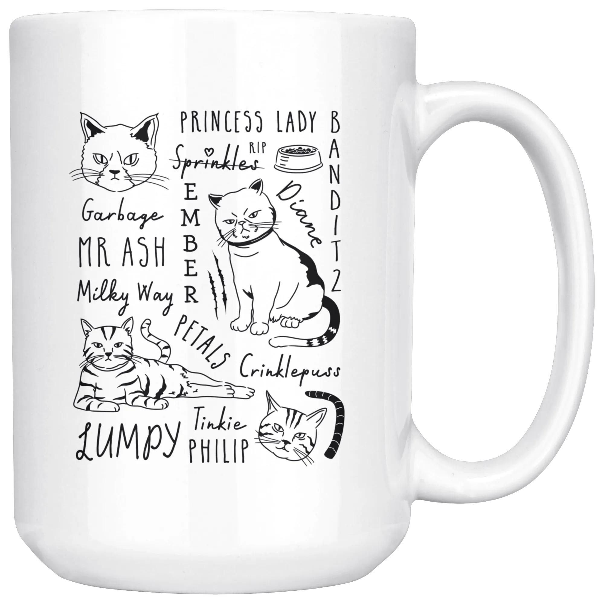 Angela's Cat Squad - Coffee Mug