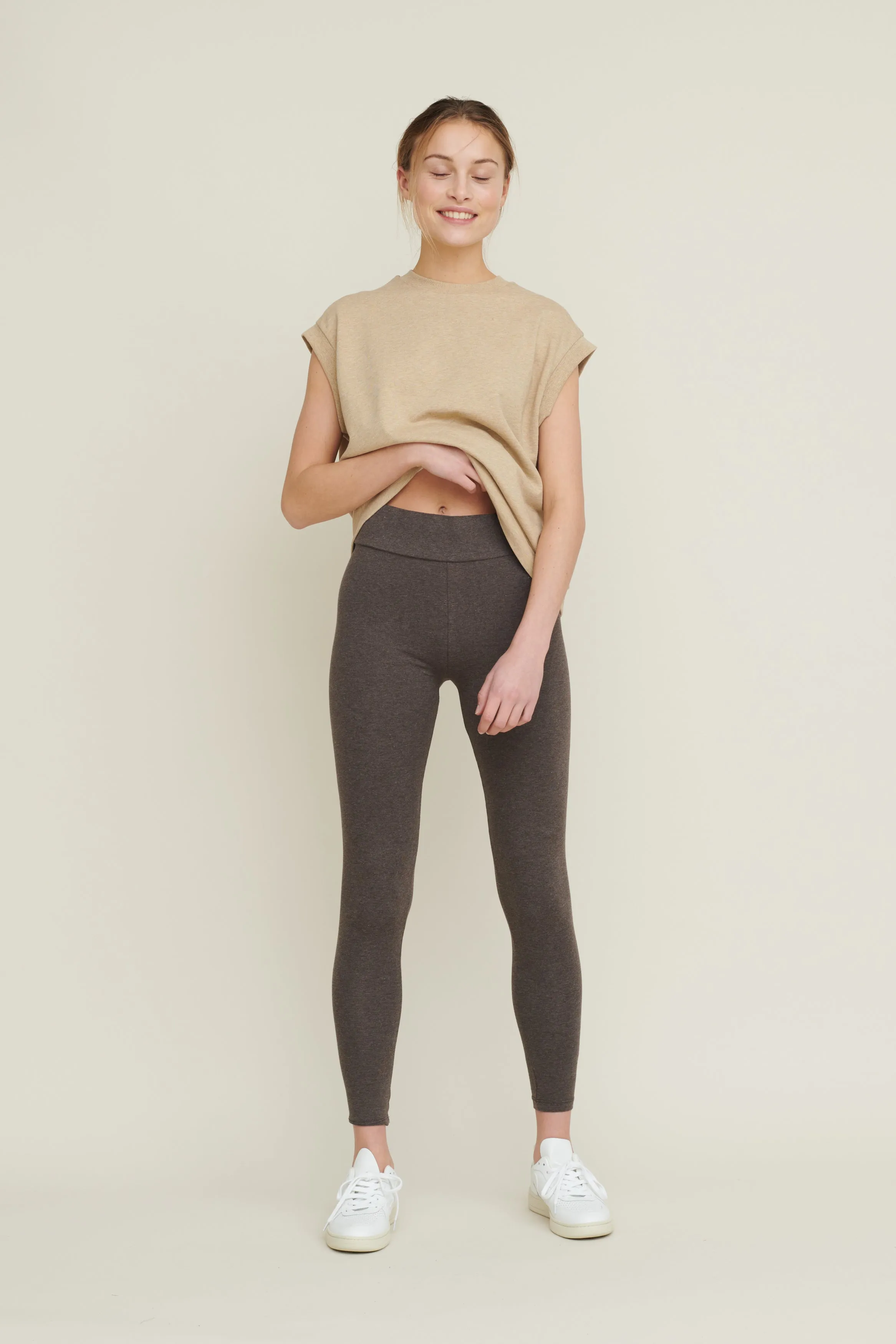 Anni Leggings - Brown Mel.