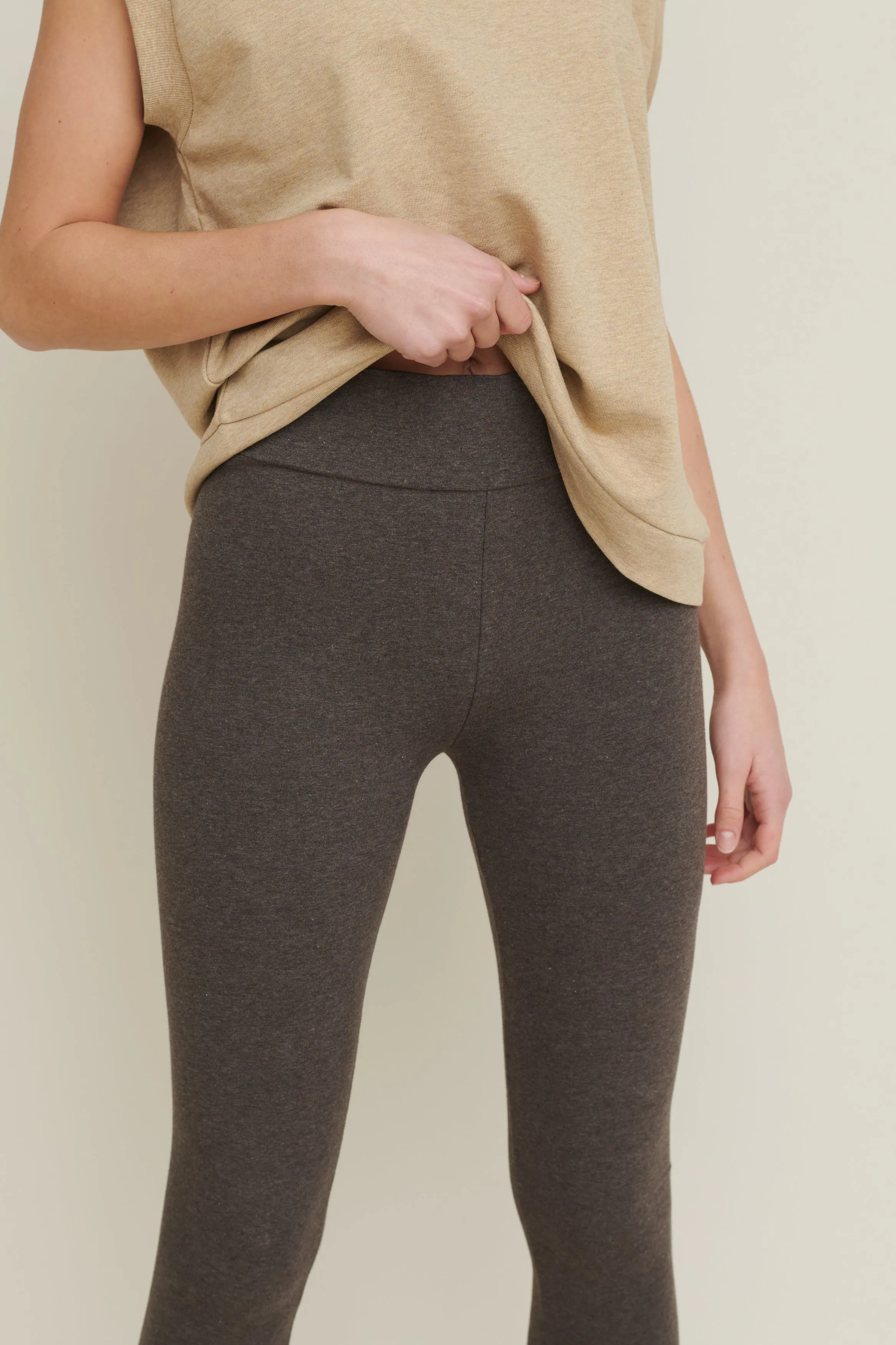 Anni Leggings - Brown Mel.