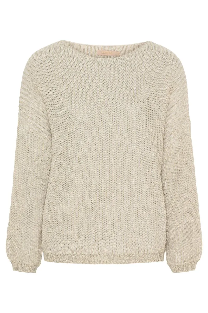 April Knit 18305 | Beige | Strik fra Marta du Chateau