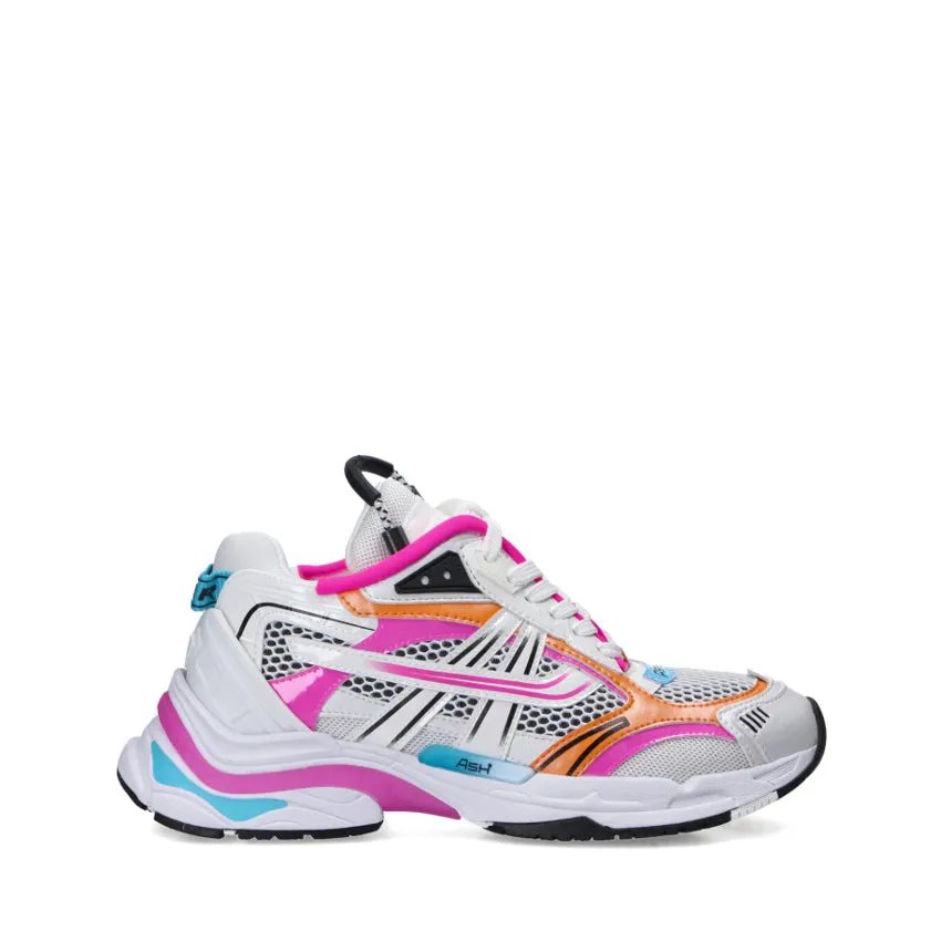 ASH SNEAKERS RACE 136805-004 FUXIA - WHITE