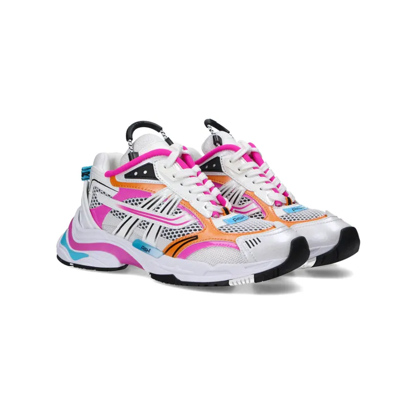 ASH SNEAKERS RACE 136805-004 FUXIA - WHITE