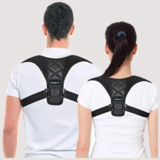 Back Shoulder Brace Support Adjustable Belt Posture Corrector Brace