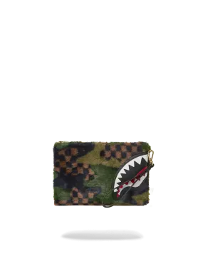 BIG SKY FUR SHARK CROSSOVER CLUTCH