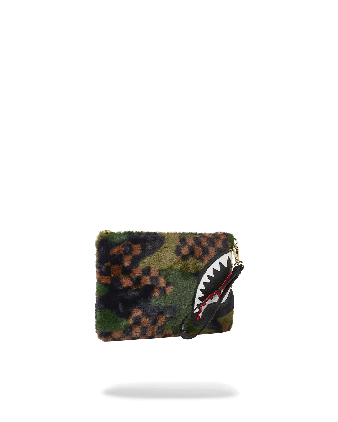 BIG SKY FUR SHARK CROSSOVER CLUTCH