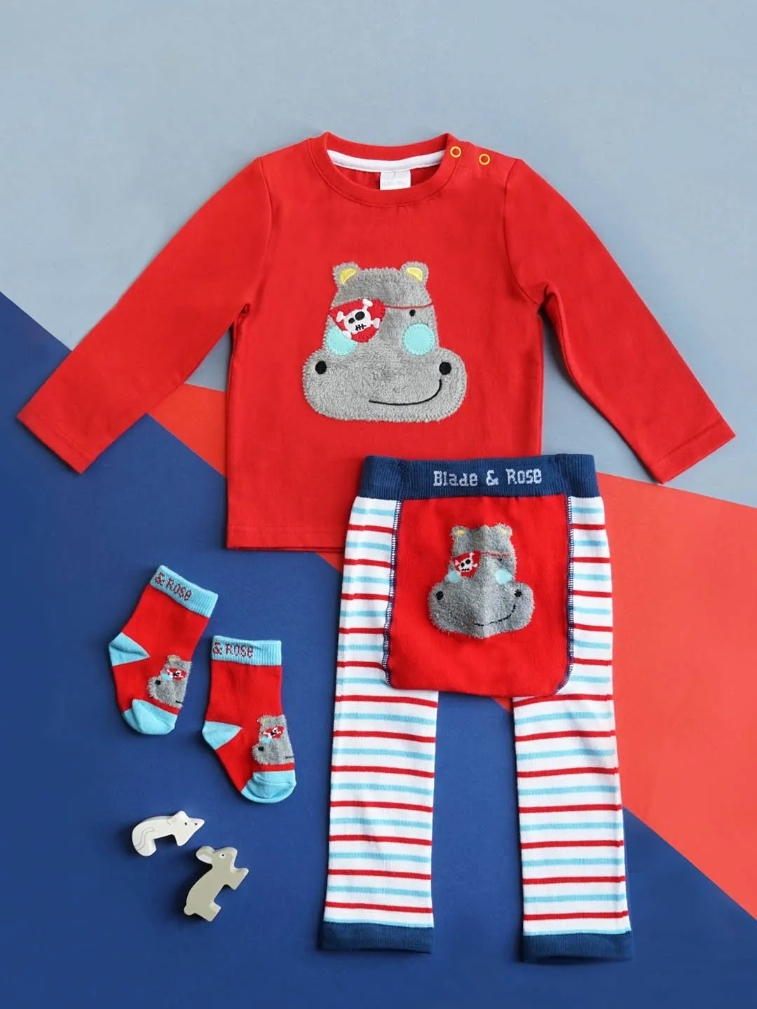 Blade and Rose Harry The Hippo Leggings 小荷馬彈力嬰兒屁屁褲(6-12m/1-2y/2-3y/3-4y)