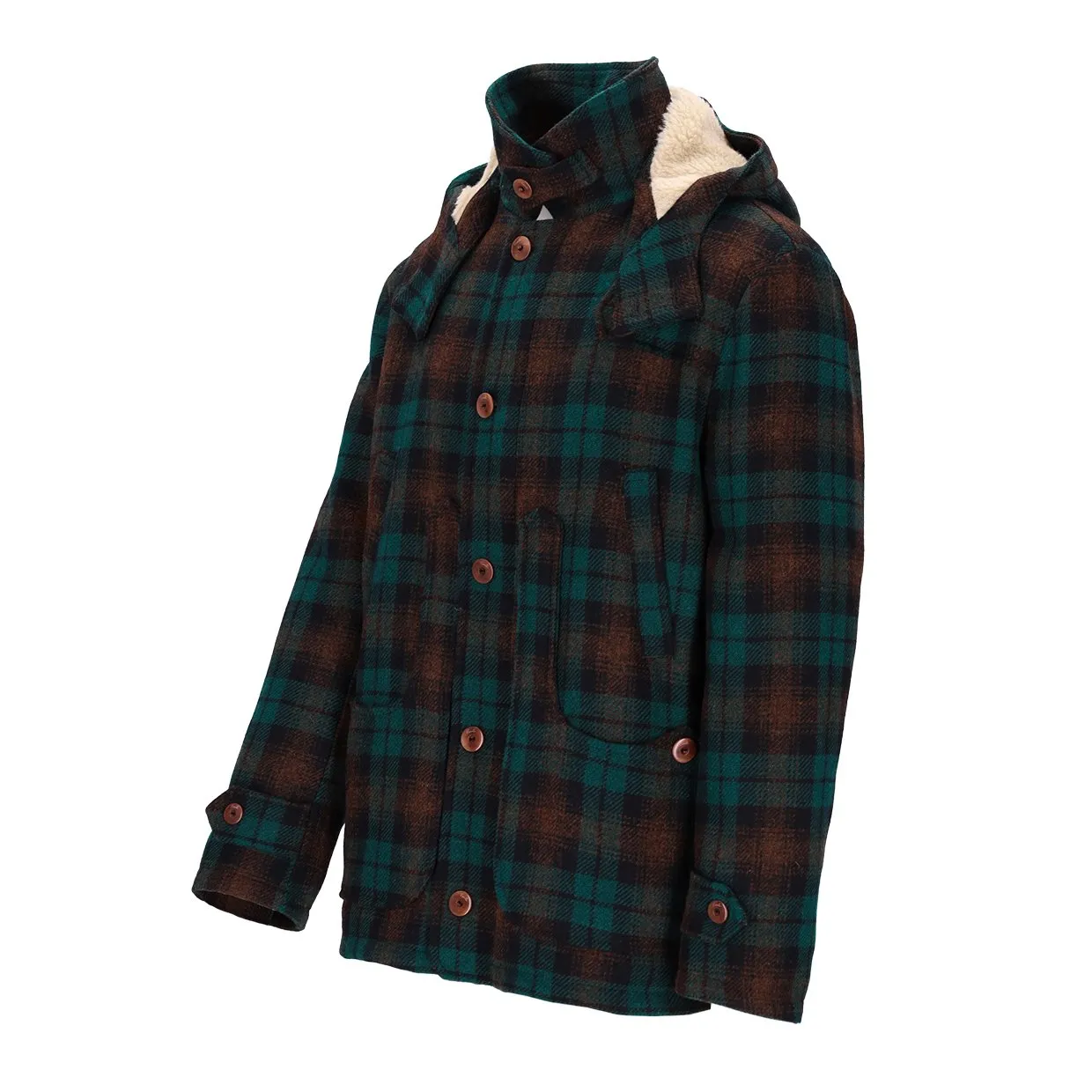 Blouson Capalbio Check Verde / Marrone