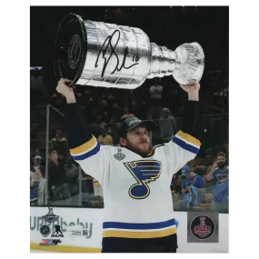 Brayden Schenn St Louis Blues Black Autographed Stanley Cup Photo - Fanatics COA