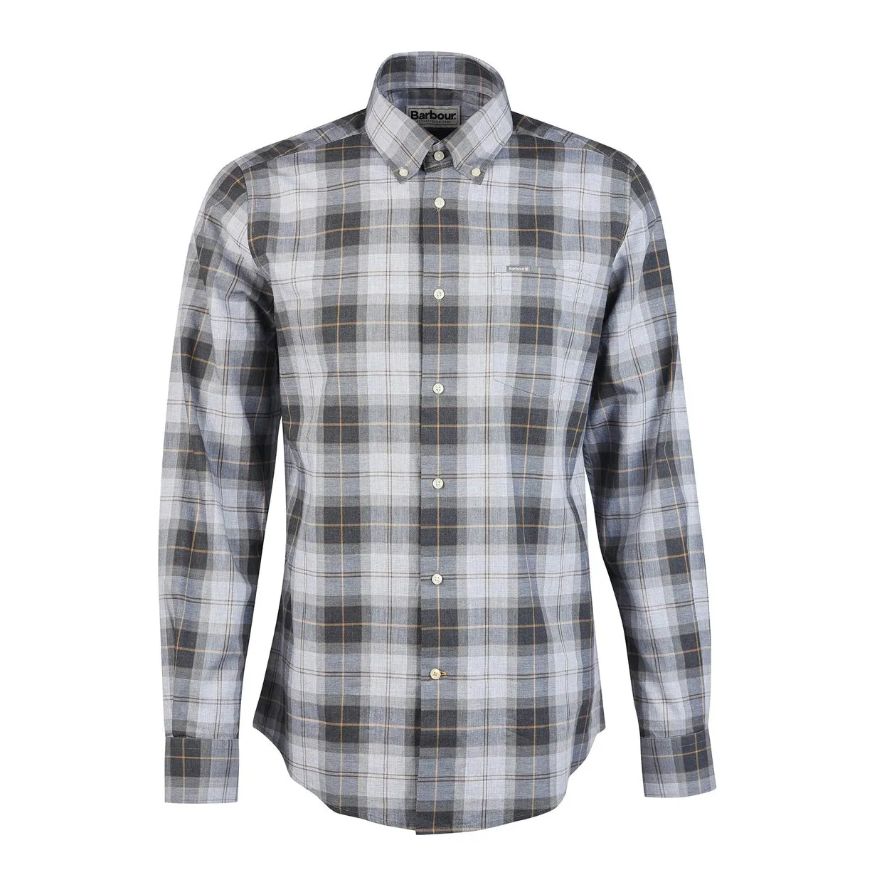 Camicia Barbour Wetheram Tailored Grigio Multicolor