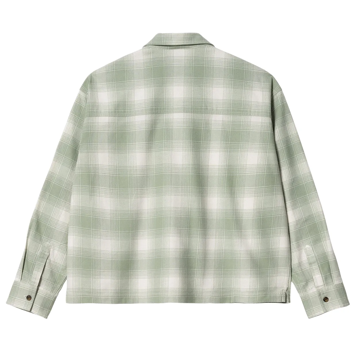 Camicia Donna Carhartt WIP W' L/S Deaver Verde / Panna