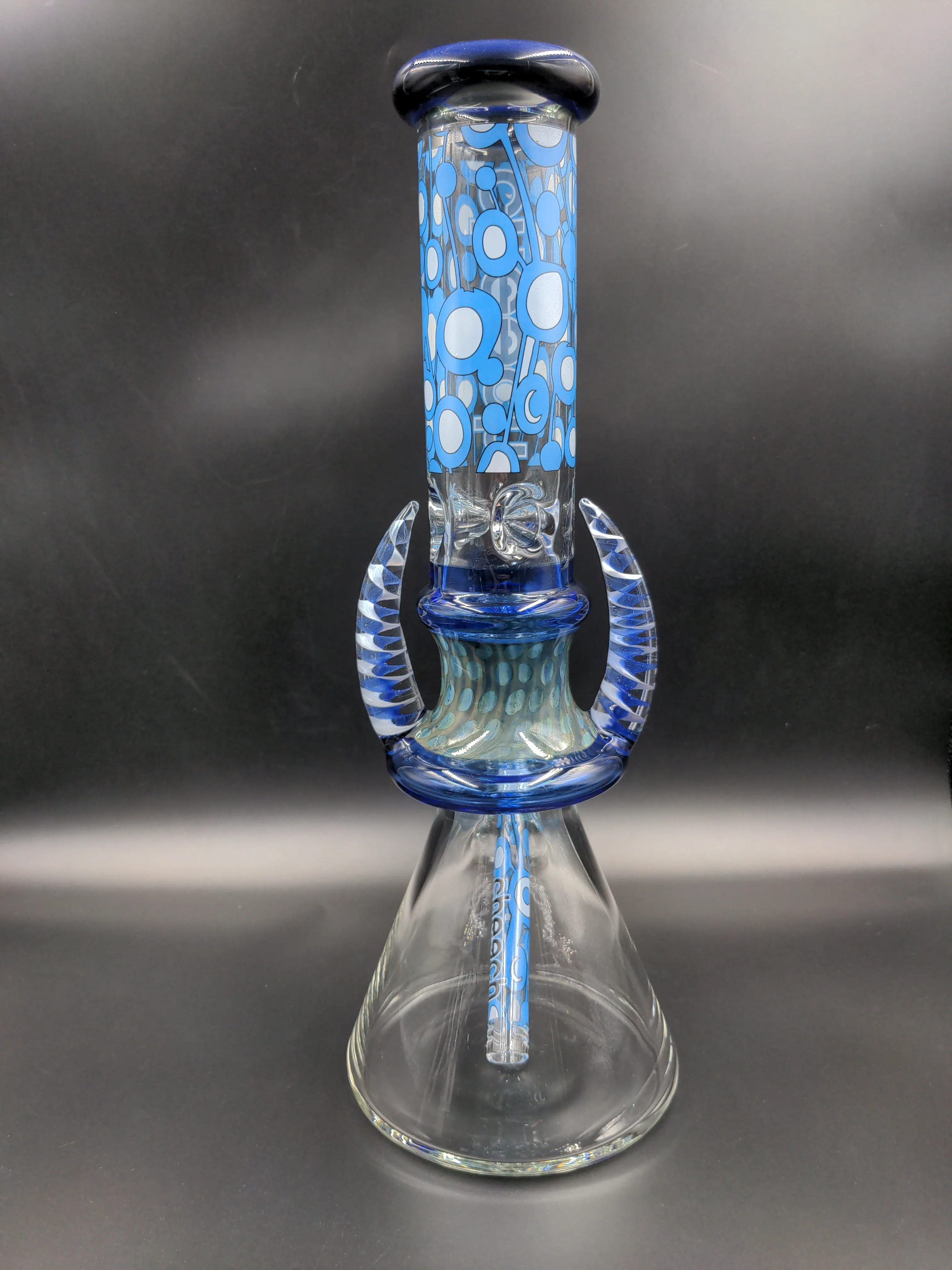 Cheech - 14 Water Bubbler With Horns