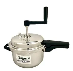 Chiguru Triply Stainless Steel Mudde Maker; 5.5Ltrs