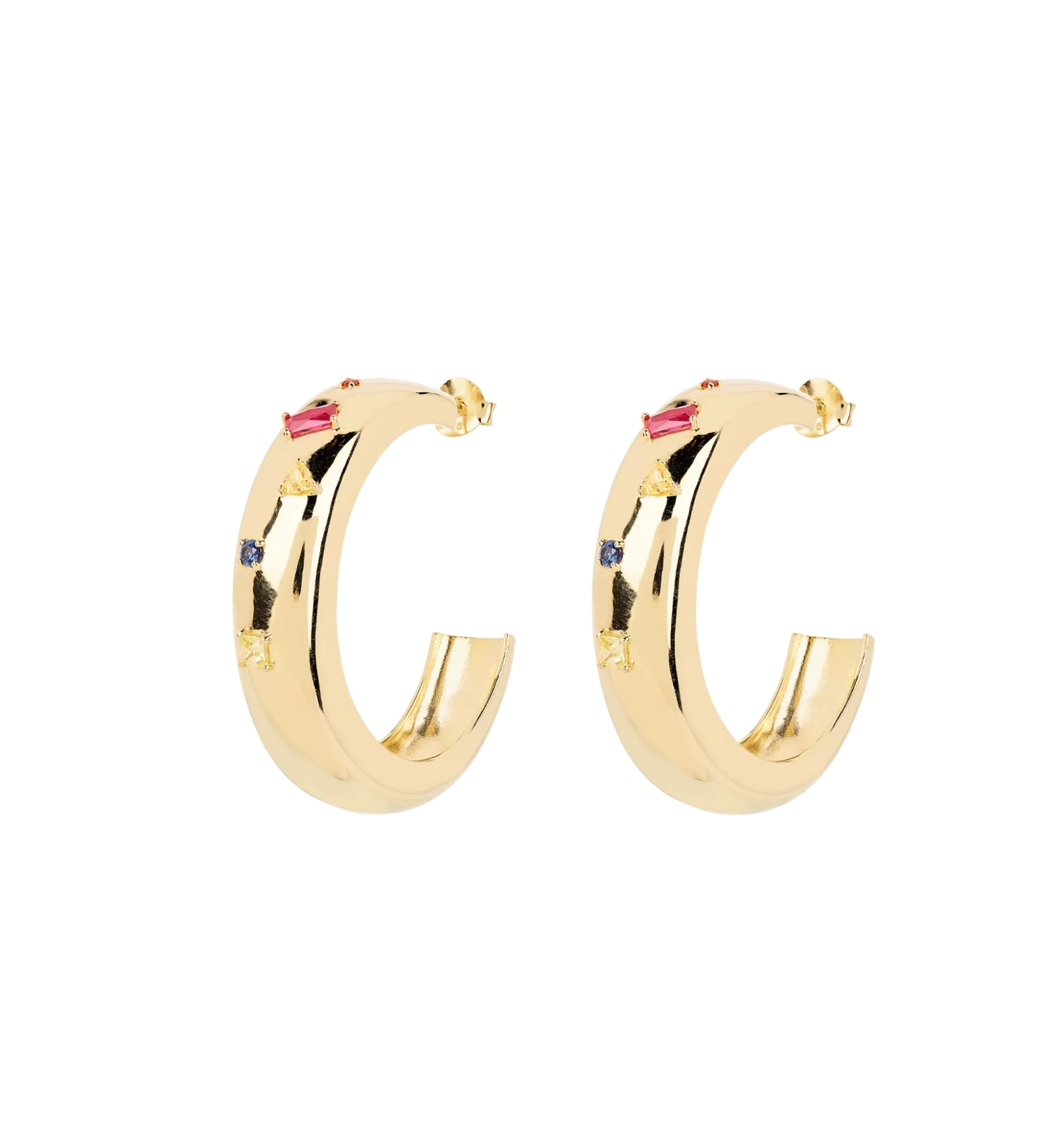 Cosmos Hoop Earrings