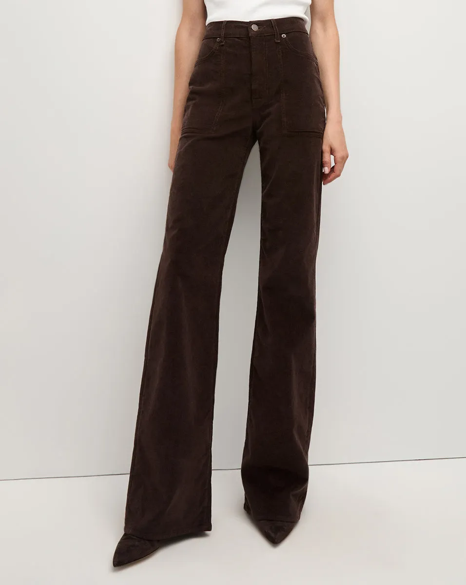 Crosbie Corduroy Wide-Leg Pant