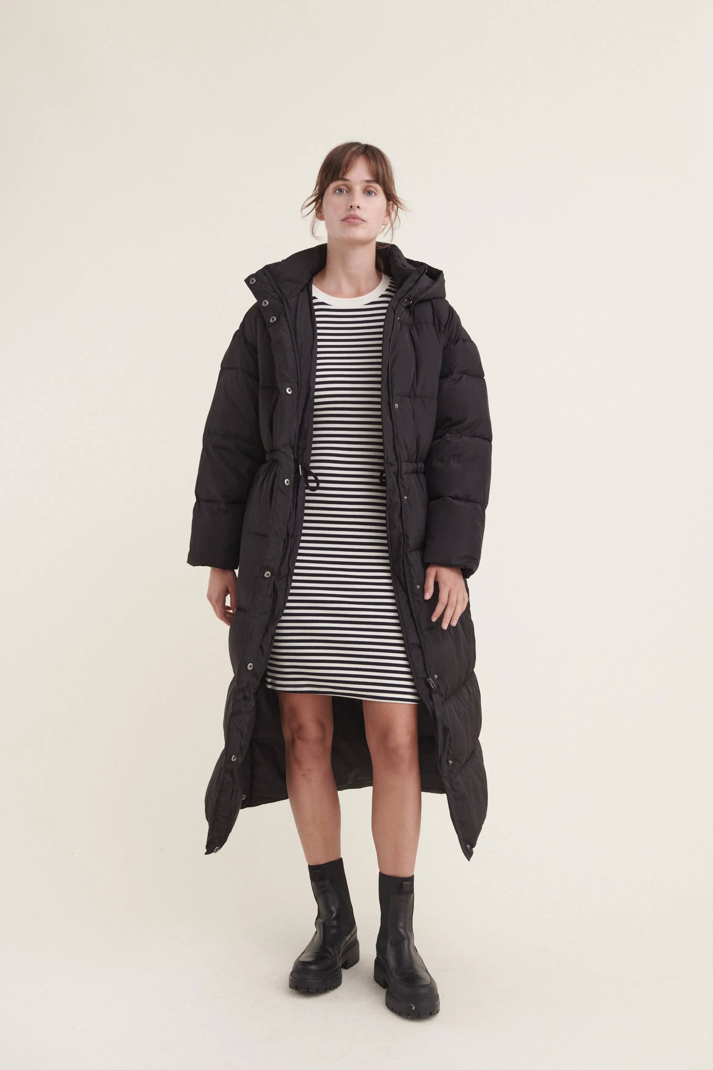 Dagmar Long Coat - Black