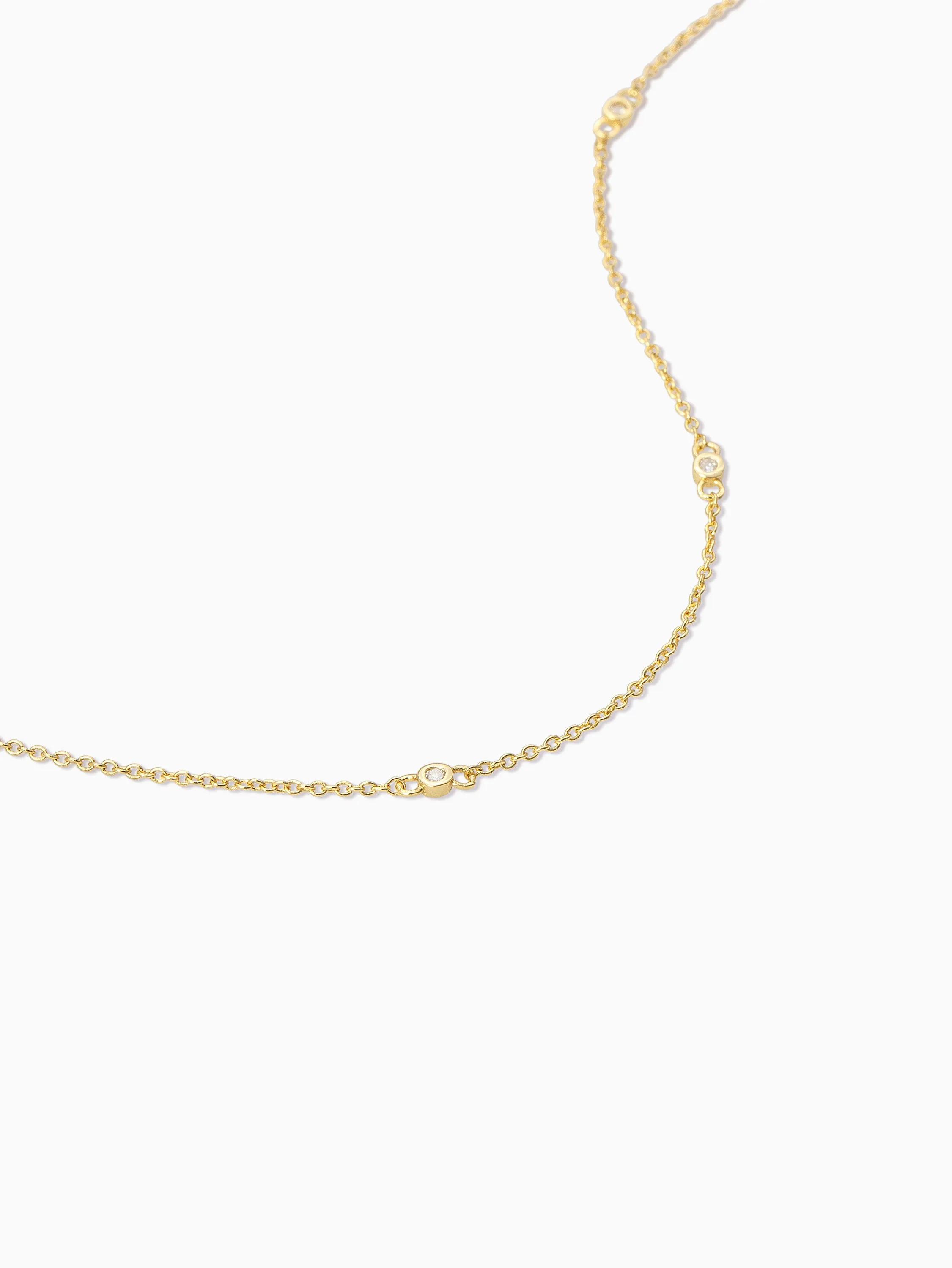 Dainty Diamond Vermeil Bracelet