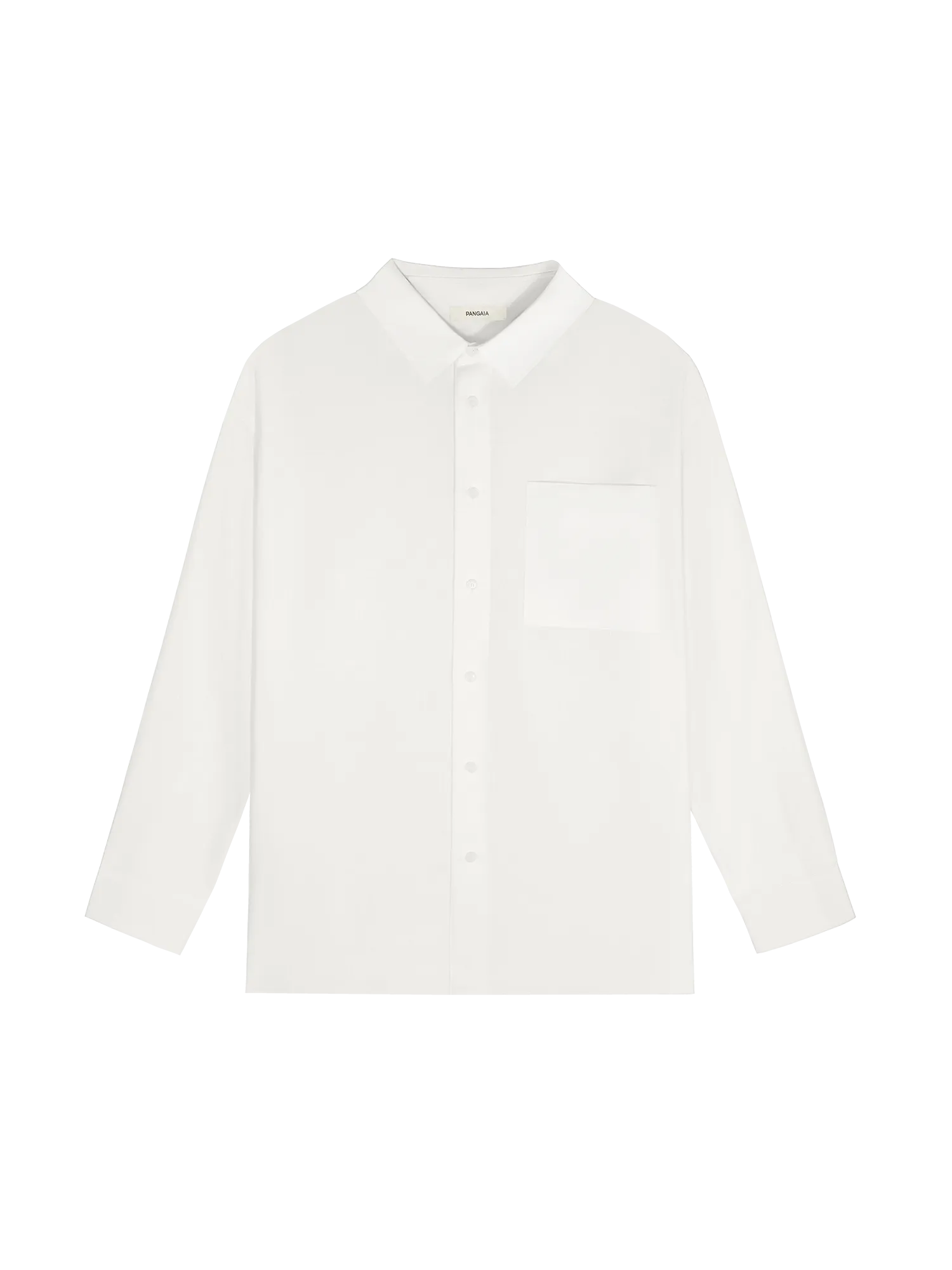 DNA Aloe Linen Collared Long Sleeve Shirt—off-white