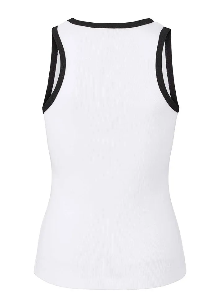 Esmé Studios Blossom Tank Top ES124-312 White