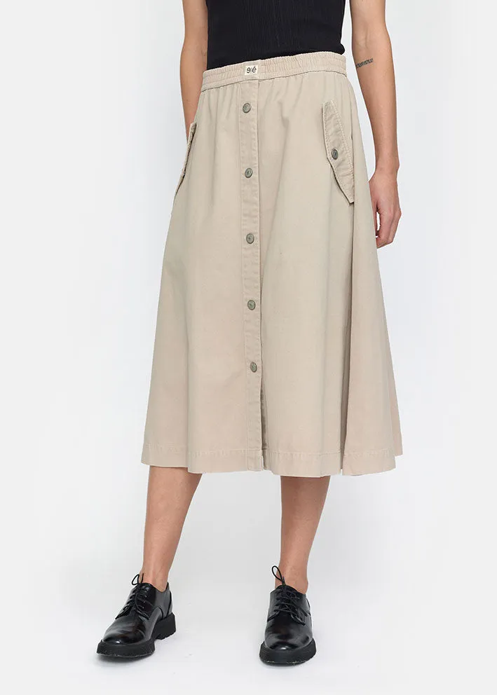 Esmé Studios Sophia Midi Skirt ES124-339 Nederdel - Pure Cashmere