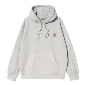 Felpa Uomo Carhartt WIP Hooded Nelson Grigio