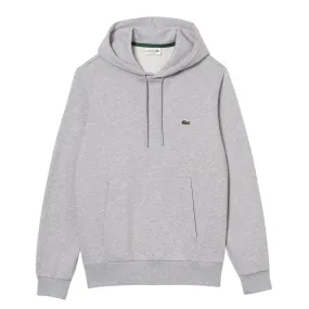 Felpa Uomo Lacoste Cappuccio Cotone Biologico Grigio Chine