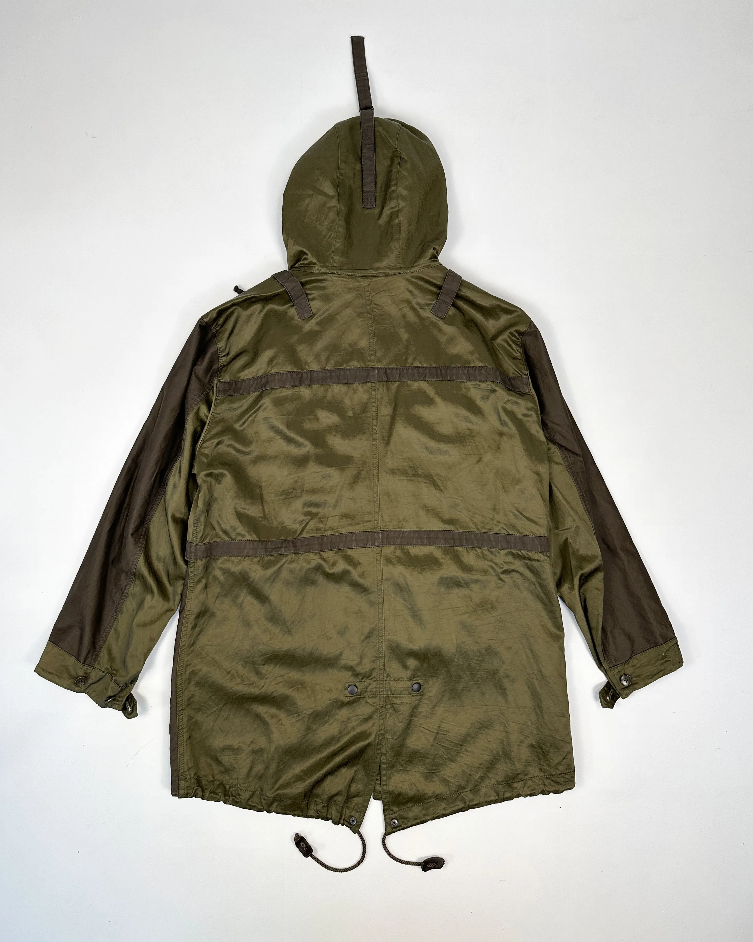 Final Home By Kosuke Tsumura Green & Brown Parachute Tactical Jacket 2000's