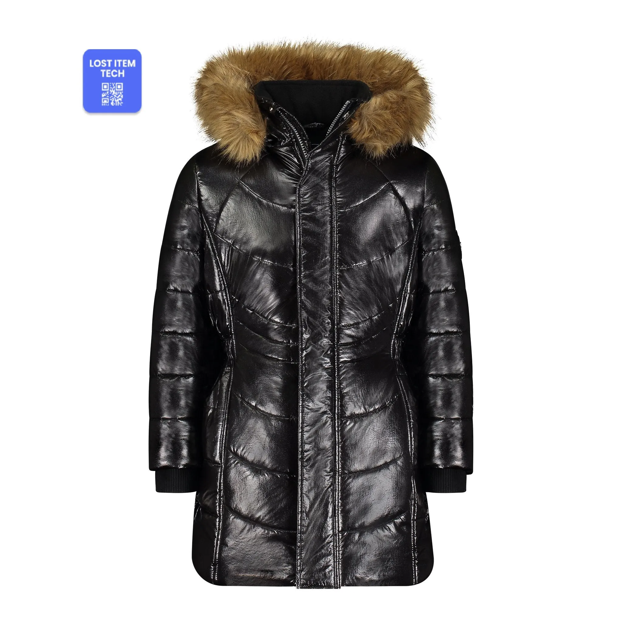 Girls Long Bubble Coat