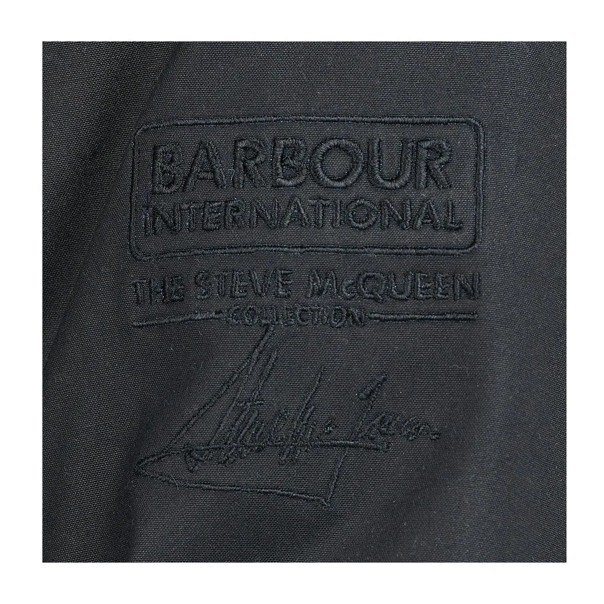 Giubbino Barbour International Merchant Wax Jacket Nero