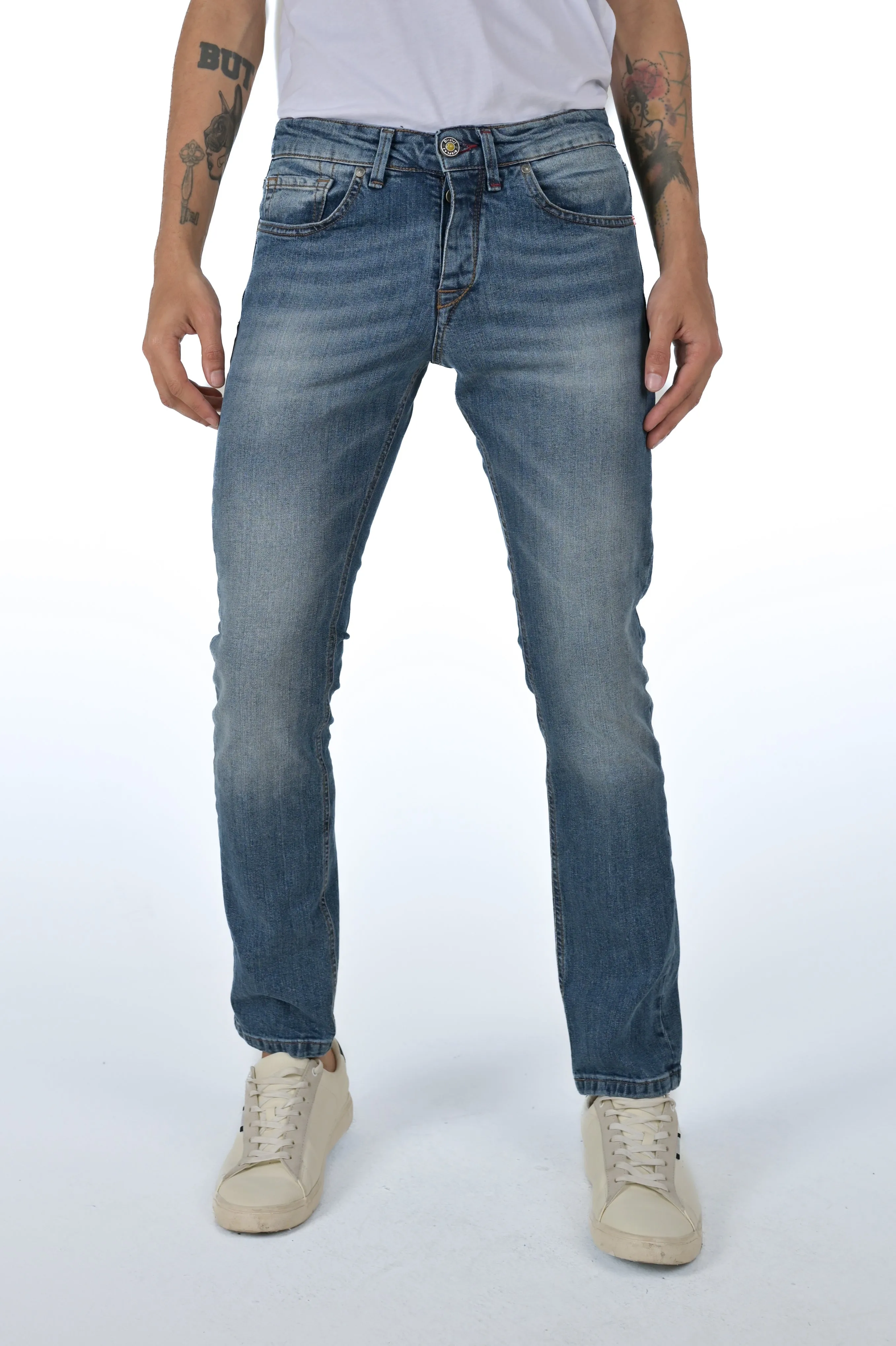 Jeans slim New London Music Medio