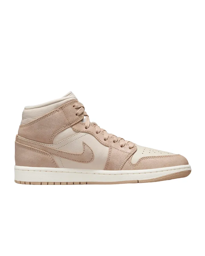 Jordan Air adult sneakers shoe
 Jordan 1 Mid SE FJ3448-200 beige-light brown