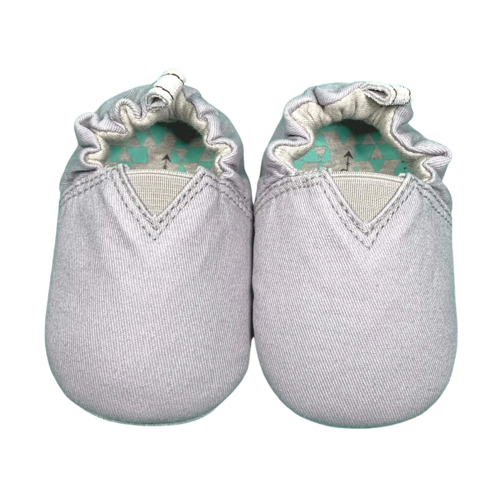 JplusJ Grey Organic Baby Shoes 淺灰有機棉學步鞋