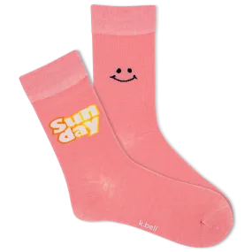 K.Bell Women's Sunday Funday Crew Sock