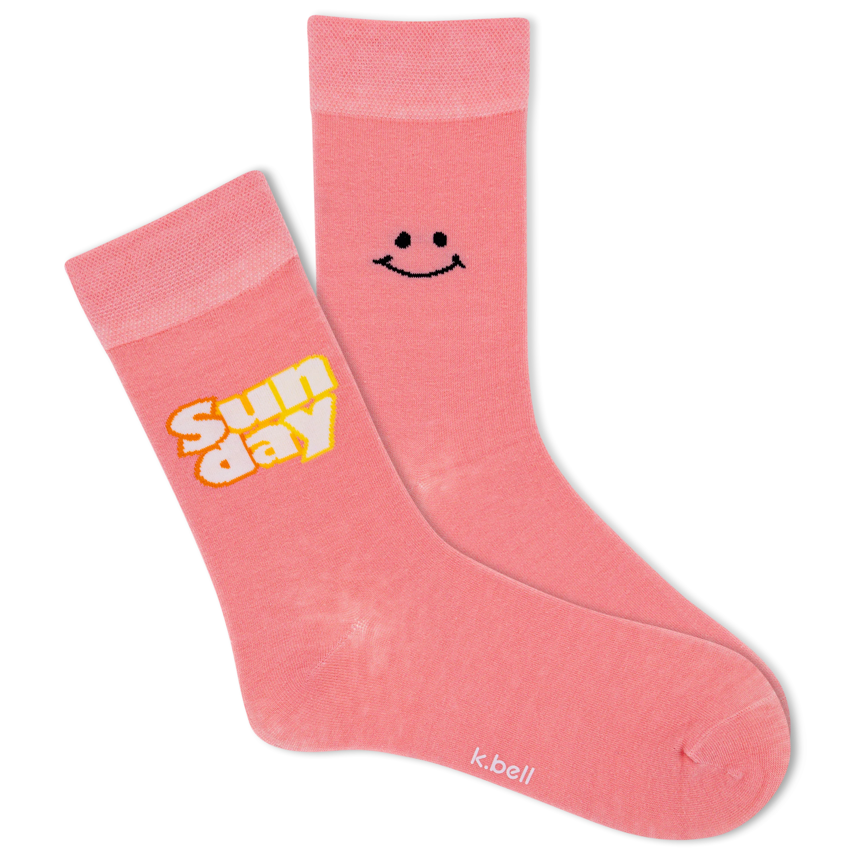 K.Bell Women's Sunday Funday Crew Sock