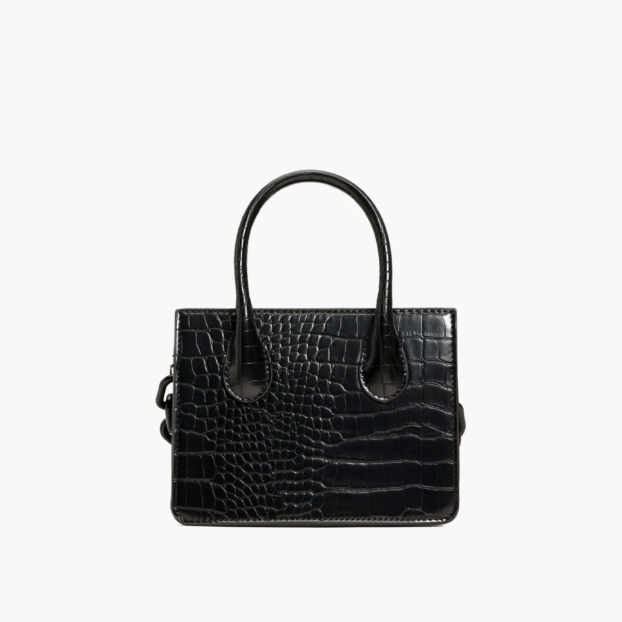 Kenzie Chain Vegan Croc Crossbody Bag