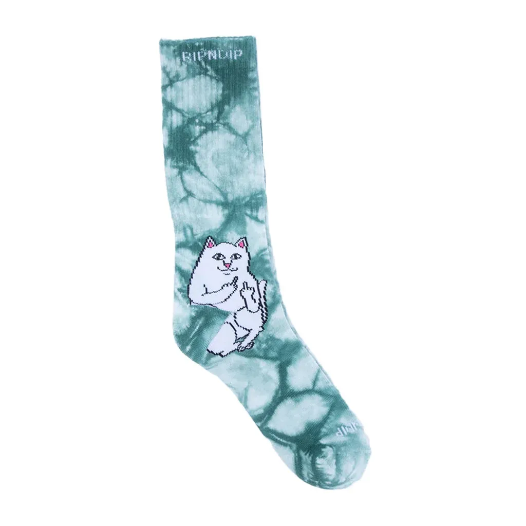 Lord Nermal Socks (Pine Tie Dye)