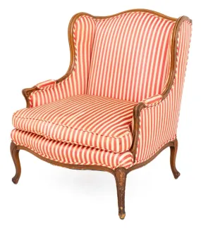 Louis XV Style Wingchair or Bergere