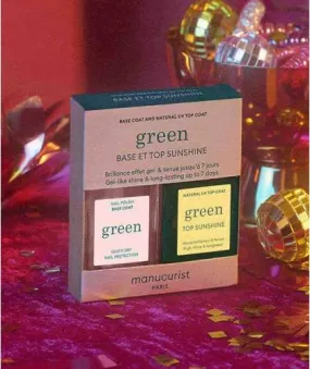 Manucurist Green 2 pack / Duo Base   Sunshine Nail polish