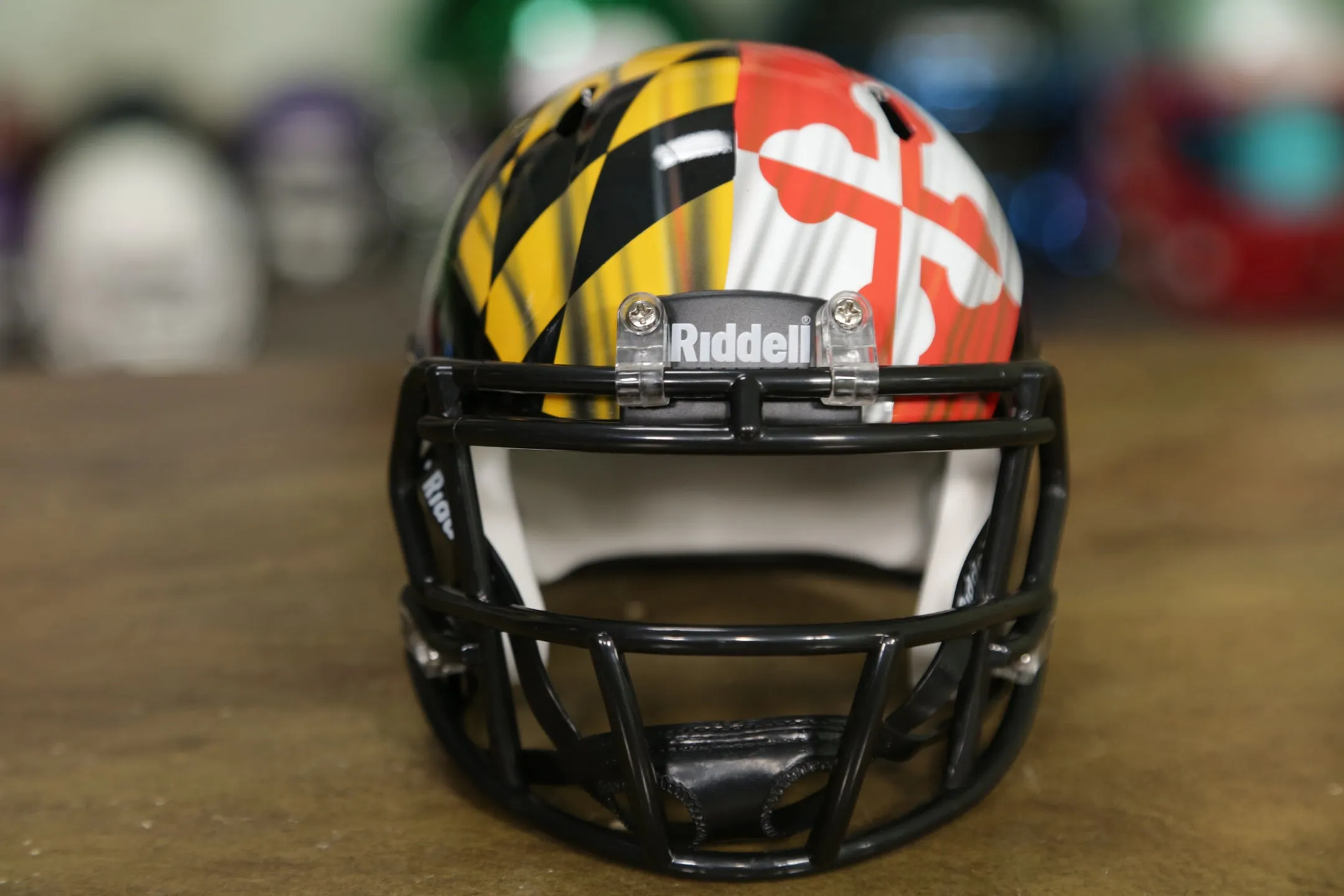 Maryland Terrapins Riddell Speed Mini Helmet