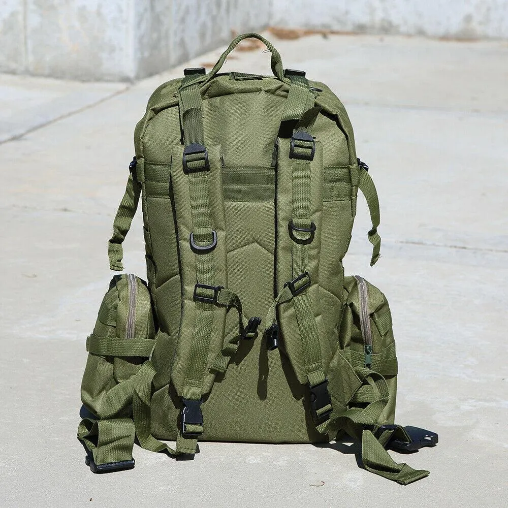 MROYALE™ 55L Outdoor Tactical Bugout Army Molle Rucksack Hiking Backpack