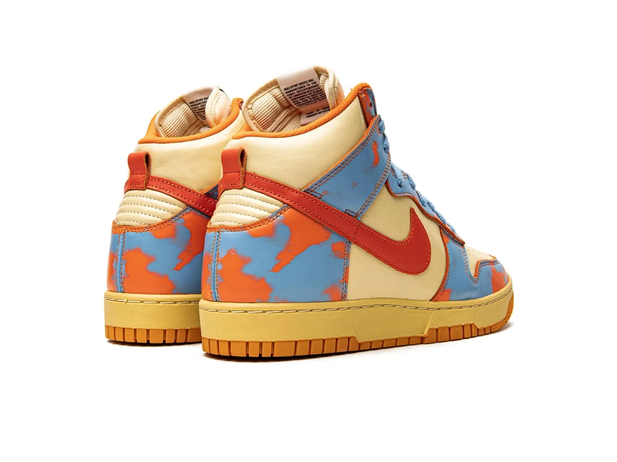 Nike Dunk High 1985 "Orange Acid Wash"