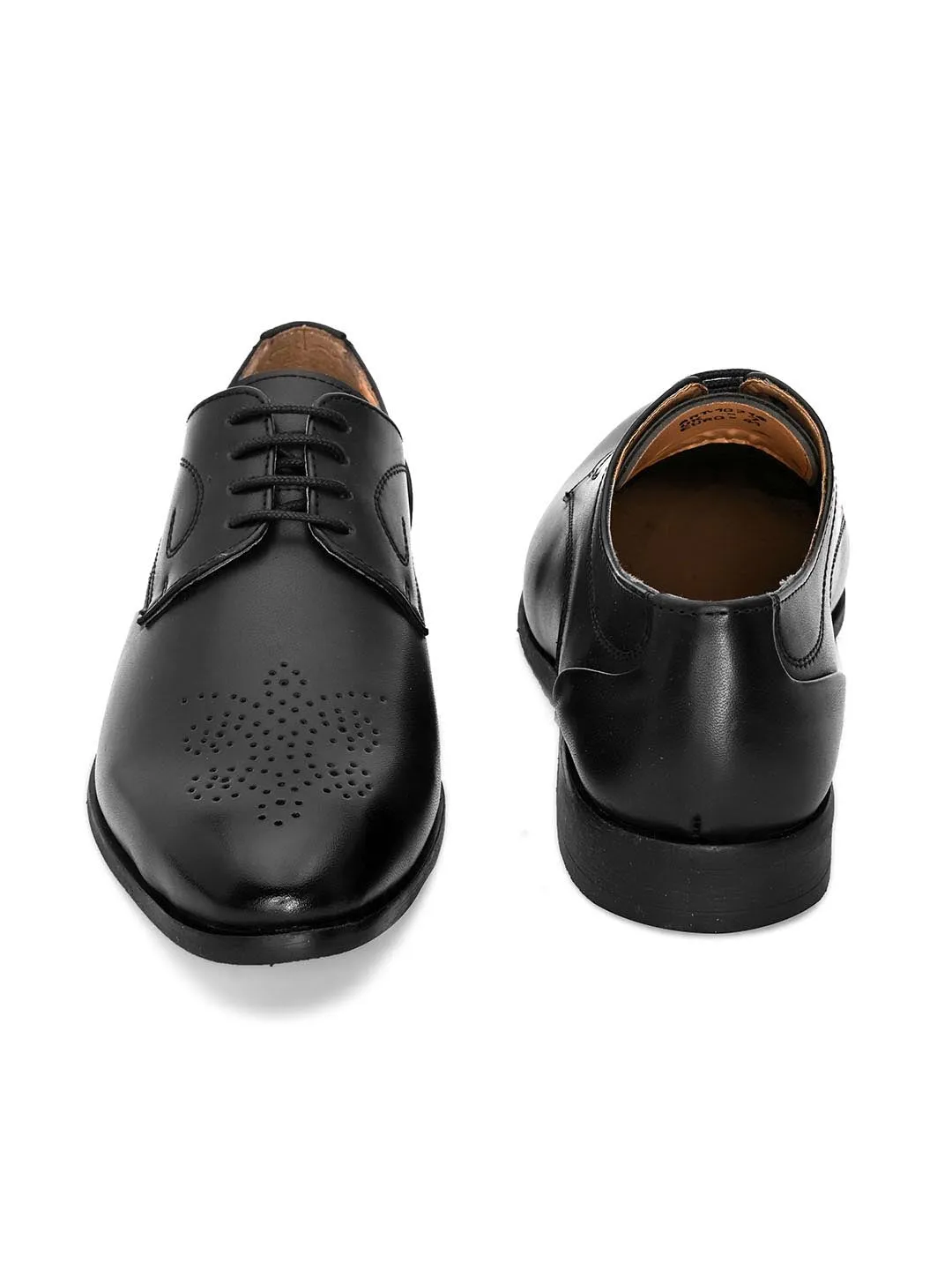 Nova Black Derby Shoes