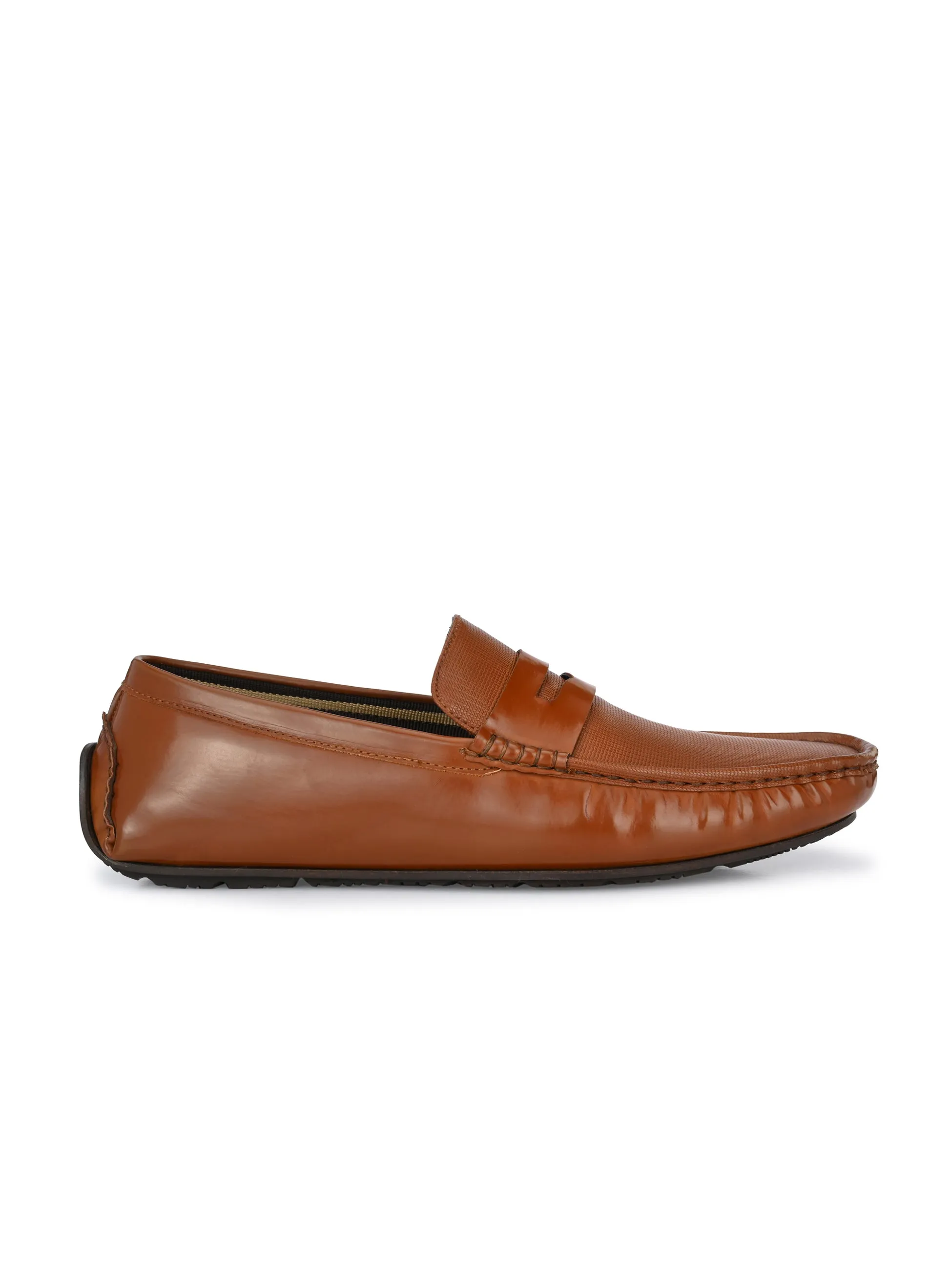 Orion Tan Casual Driving Loafers