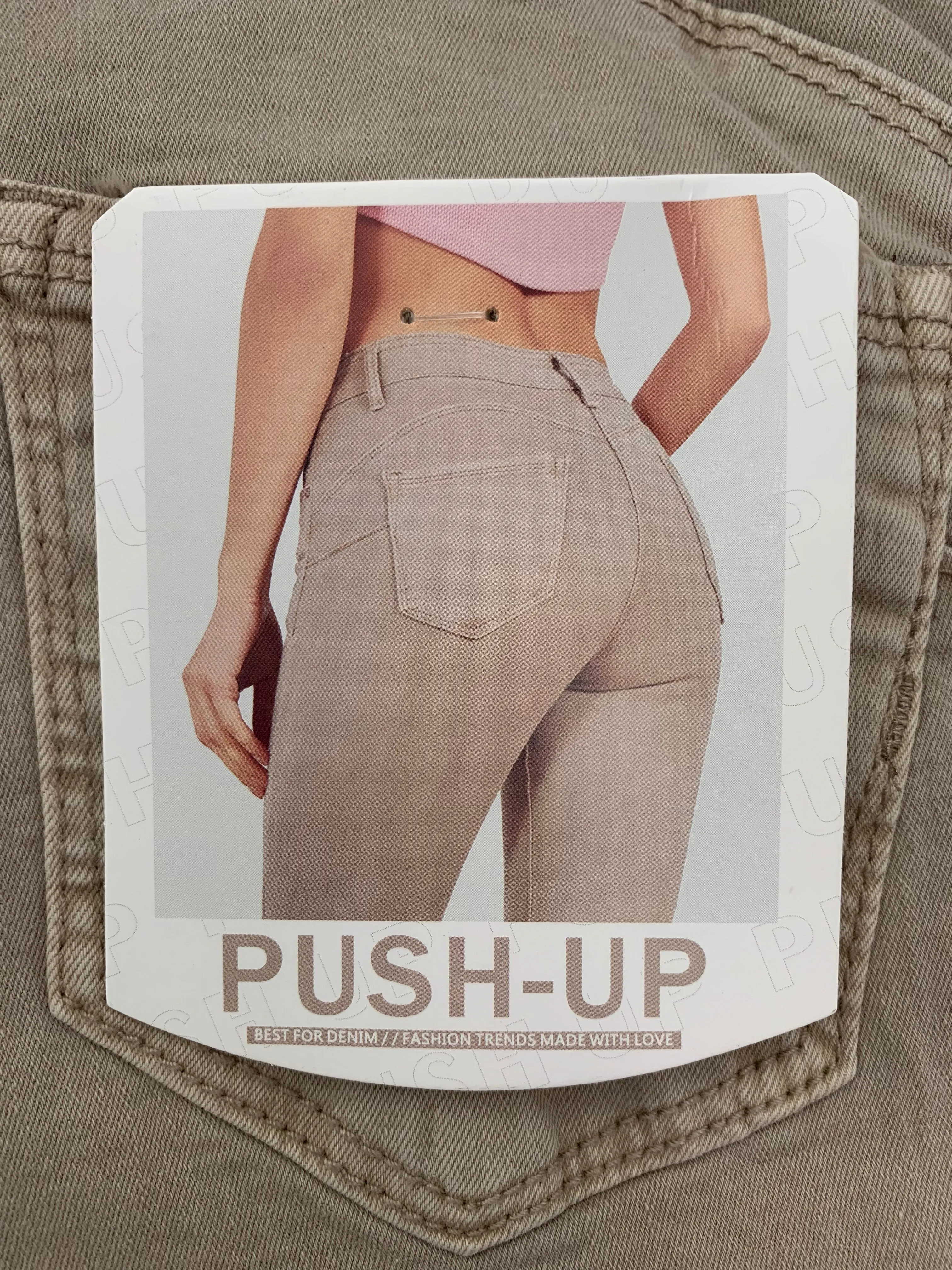 Pantaloni Chinos Donna con tecnologia Push-Up