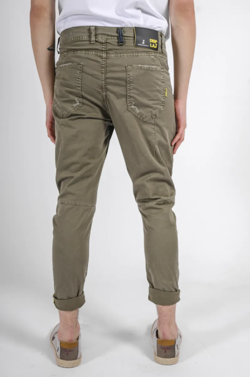 Pantaloni in cotone tapered Kron AM3 SS22