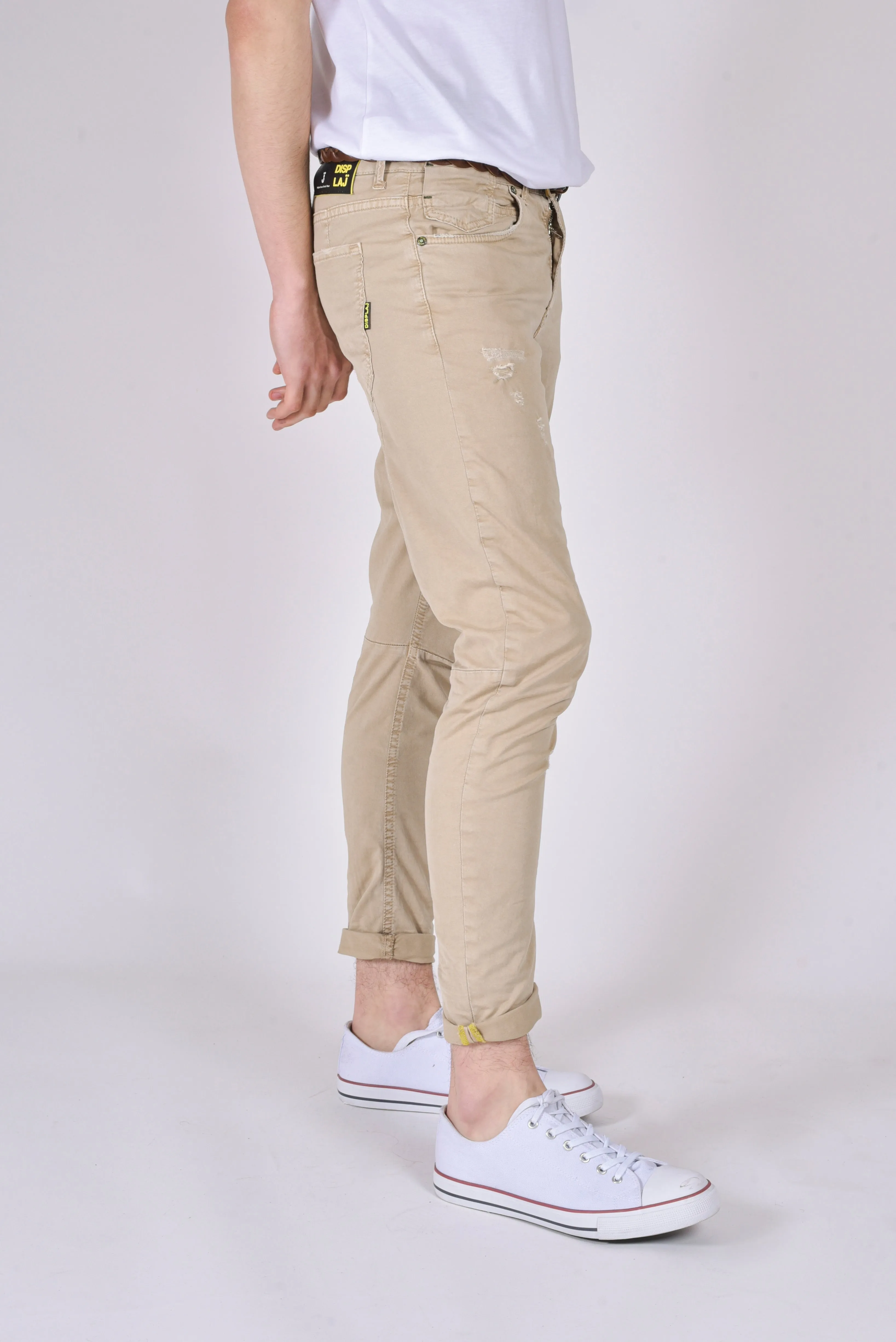 Pantaloni in cotone tapered Kron AM3 SS22